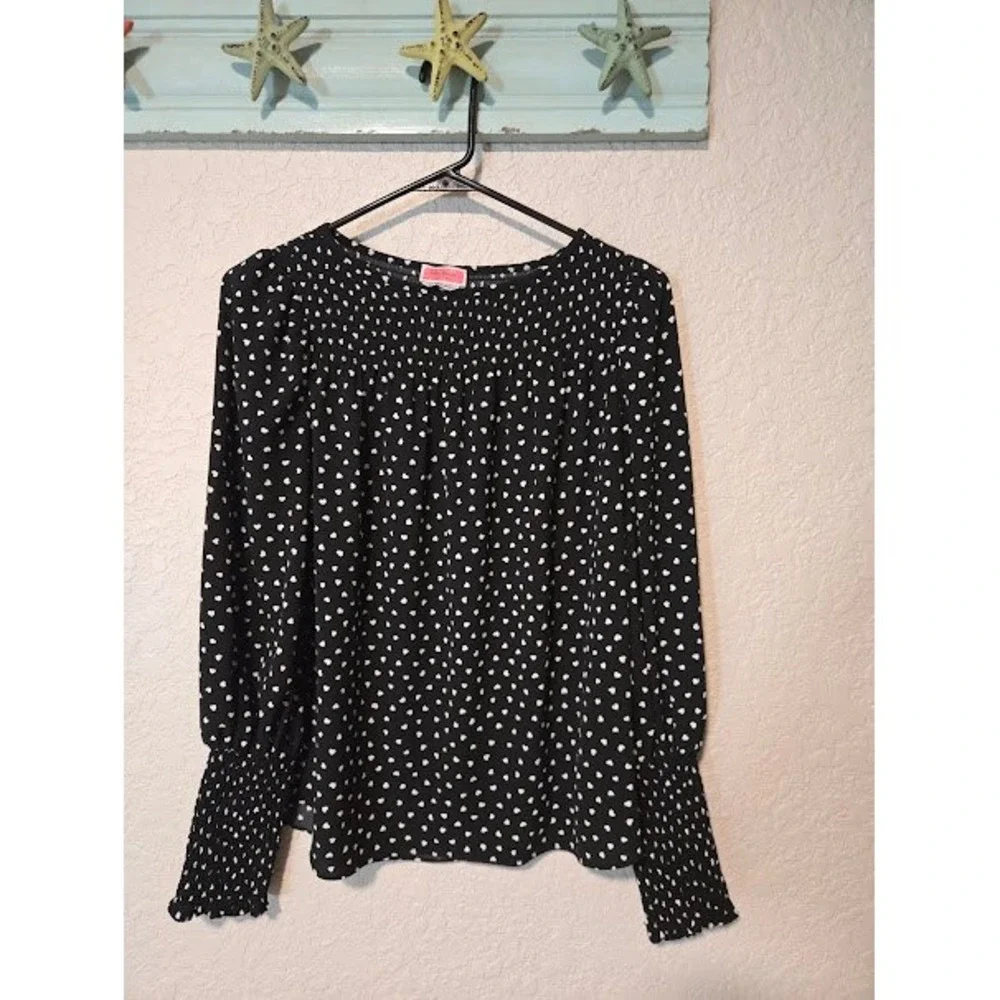 Kate Spade Hearts Printed Blouse